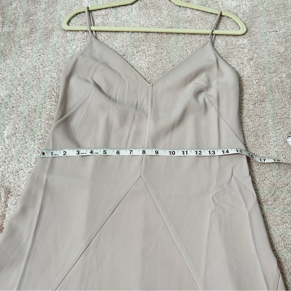 Thakoon Dusty Blush Nude Midi Slip Dress Size 4 Minimalist Clean Girl Neutral - Picture 6 of 14